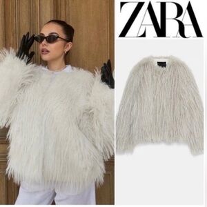 Zara Faux Fur Coat